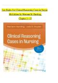 Clinical Reasoning Cases in Nursing&comma; 8th Edition TEST BANK by Mariann M&period; Harding&comma; Verified Chapters 1 - 15&comma; Complete Newest Version