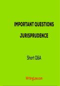 Jurisprudence Exam Test Bank with Detailed Verified Answers