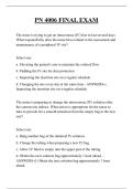PN 4006 FINAL EXAM QUESTIONS AND ANSWERS 2026