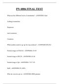 PN 4006 FINAL TEST QUESTIONS AND ANSWERS 2026