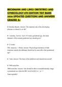 BECKMANN AND LINGS OBSTETRICS AND GYNECOLOGY 8TH EDITION TEST BANK 2026 UPDATED QUESTIONS AND ANSWERS GRADED A