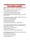 ATI Mental Health Proctored Exam 2025&colon; Verified Questions & Answers