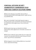 SONICWALL NETWORK SECURITY ADMINISTRATOR COMPREHENSIVE STUDY GUIDE 2026 COMPLETE SOLUTIONS VERIFIED