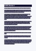 AAMS Module 5 questions and answers