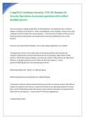 CompTIA CertMaster Security&plus; SY0-701 Domain 4&period;0 Security Operations Assessment questions with verified detailed answers 