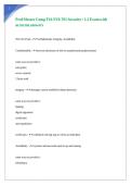 Prof Messer CompTIA SY0-701 Security&plus; 1&period;2 Exam with accurate answers