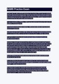 AAMS Practice Exam questions and answers