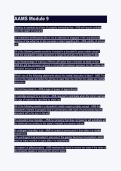 AAMS Module 9 questions and answers