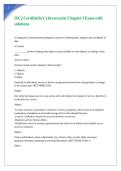 ISC2 Certified in Cybersecurity Chapter 3 Exam with solutions