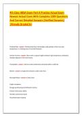 4th Class ABSA Exam Part A Practice Actual Exam Newest Actual Exam With Complete 1000 Questions And Correct Detailed Answers &lpar;Verified Answers&rpar; &vert;Already Graded A&plus;