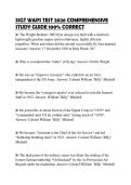 SSGT WAPS TEST 2026 COMPREHENSIVE STUDY GUIDE 100&percnt; CORRECT