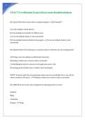 GFACT Certification Exam with accurate detailed solutions