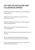 SSGT WAPS TEST 2026 EXAM PREP SCRIPT FULL QUESTION SET APPROVED