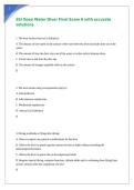 SSI Open Water Diver Final Exam A with accurate solutions
