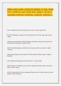 AMCA CMAC EXAM 5 PRACTICE NEWEST ACTUAL EXAM WITH COMPLETE QUESTIONS AND CORRECT DETAILED ANSWERS &lpar;VERIFIED ANSWERS&rpar; &vert;ALREADY GRADED A