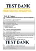 Test Bank for Interpersonal Relationships&colon; Professional Communication Skills for Nurses&comma; 8th Edition&comma; by Elizabeth C&period; Arnold&comma; Kathleen Underman Boggs All Chapters 1-26 LATEST &vert;2026
