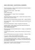 ANSC 4395 EXAM 1 QUESTIONS & ANSWERS