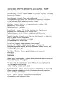 ANSC 4395 - STUTTS BREEDING & GENETICS - TEST 1