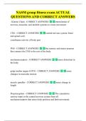 NASM group fitness exam ACTUAL  QUESTIONS AND CORRECT ANSWERS
