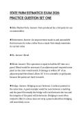 STATE FARM ESTIMATICS EXAM 2026 PRACTICE QUESTION SET ONE