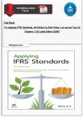 Test Bank   For Applying IFRS Standards&comma; 5th Edition&lpar; by Ruth Picker&comma; Leo van der Tas&rpar; All Chapters 1-24&vert; Latest Edition 2026&excl;&excl;&excl;