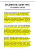 Hurst Readiness Exam 3 &lpar;2026&sol;2027 Edition&rpar; &vert;  Actual Practice Questions & Verified Answers &vert;  Hurst Review NCLEX Prep 