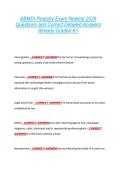 ABMDI Registry Exam Newest 2026  Questions and Correct Detailed Answers  Already Graded A&plus; 