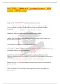 POST TEST &num;1 EXAM with Complete Solutions &vert; 2026  Update &vert; 100&percnt; Correct