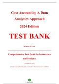 Test Bank &mdash; Cost Accounting&colon; A Data Analytics Approach&comma; 2024 Edition &mdash; Margaret H&period; Christ &mdash; ISBN 9781266654015 &mdash; Latest Update 2025&sol;2026 &mdash; &lpar;All Chapters Covered 1&ndash;14&rpar;