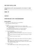 Solution Manual for Operations and Supply Chain Management 16th Edition by F&period; Robert Jacobs &ndash; Complete Chapter 1-22 Answers & Case Studies