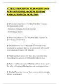 STERILE PROCESSING EXAM SCRIPT 2026 QUESTIONS WITH ANSWERS ALREADY PASSED COMPLETE QUESTIONS