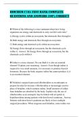 BIOCHEM C785 TEST BANK COMPLETE QUESTIONS AND ANSWERS 100&percnt; CORRECT