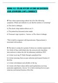 BIOD 331 EXAM STUDY GUIDE QUESTIONS AND ANSWERS 100&percnt; CORRECT
