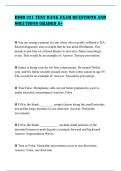 BIOD 331 TEST BANK EXAM QUESTIONS AND SOLUTIONS GRADED A