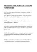 BRAIN STORY EXAM SCRIPT 2026 QUESTIONS WITH ANSWERS