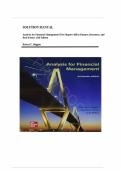 Solution Manual for Analysis for Financial Management &lpar;The Mcgraw-hill in Finance&comma; Insurance&comma; and Real Estate&rpar; 13th Edition by Robert C&period; Higgins &comma; ISBN&colon; 9781260772364 &vert;All Chapters Included&vert; Guide A&plus;