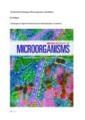 Test Bank Brock Biology of Microorganisms 16th Edition  By Madigan  &vert; All Chapters &vert; Expert Verified Answers with Rationales &vert; Graded A&plus;