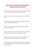 HSA 4191 CH1-13 Quizzes UCF With Complete Questions And Correct Answers 