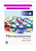 Microeconomics 9th Edition&colon; Comprehensive Exam Study Guide 2024-2025