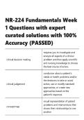NR-224 Fundamentals Week 1 Questions with expert curated solutions with 100- Accuracy &lpar;PASSED&rpar;&period;