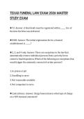 TEXAS FUNERAL LAW EXAM 2026 MASTER STUDY EXAM