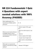 NR 224 Fundamentals 1 Quiz 4 Questions with expert curated solutions with 100- Accuracy &lpar;PASSED&rpar;&period;