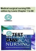 2026&sol;2027 Latest Update Medical surgical nursing10th edition by Lewis Chapter 1 to 68&sol; Grade A&plus;