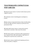 TEXAS PROMULGATED CONTRACTS EXAM STUDY GUIDE 2026