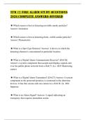 TFM 12 FIRE ALARM STUDY QUESTIONS 2026 COMPLETE ANSWERS OFFERED