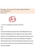 NEW LATESTUPDATE Psychiatric Assessment for Psychiatric-Mental Health Nurse Practitioner Exam 4&comma;5&comma;6&sol; 2026&sol;2027