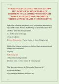NUR 504 FINAL EXAM LATEST 2026 ACTUAL EXAM TEST BANK&vert; NUR 504 ADVANCED HEALTH ASSESSMENT FINAL EXAM PREP WITH COMPLETE 550 REAL EXAM QUESTIONS AND CORRECT VERIFIED ANSWERS&sol; ALREADY GRADED A&plus; &lpar;MOST RECENT&excl;&excl;&rpar;
