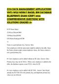 C170 DATA MANAGEMENT APPLICATIONS VHT2 WGU NORA'S BAGEL BIN DATABASE BLUEPRINTS EXAM SCRIPT 2026 COMPREHENSIVE QUESTIONS WITH SOLUTIONS GRADED A&plus;