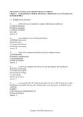 practice test bank questions&comma; final exam &colon; Information Technology for the Health Professions - Burke -5e- &lbrack;2026 Class&rsqb;