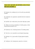 TKM TEST REVIEW QUESTIONS 2026 FULLY SOLVED GRADED A&plus;